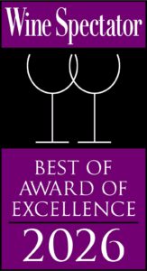 Wine Spectator Best of Award of Excellence