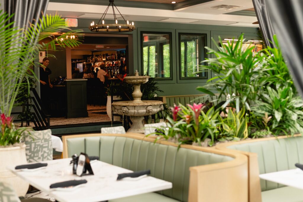 The dining room at Tucci's in Dublin, Ohio